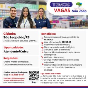 Vaga São João - São Leopoldo