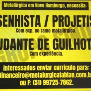 Desenhista/Projetista - Novo Hamburgo