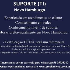 Suporte TI - Novo Hamburgo