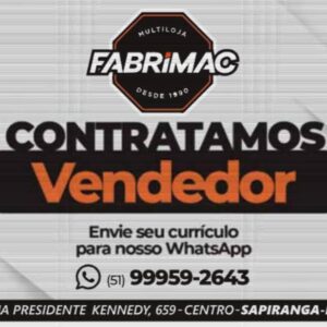 Vendedor - Sapiranga