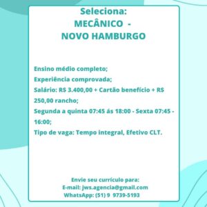 Mecânico - Novo Hamburgo